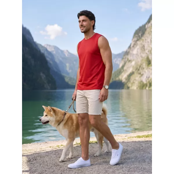  Pánské funkční tílko ALTISPORT NoPrint NP/ALM028 ČERVENÁ 