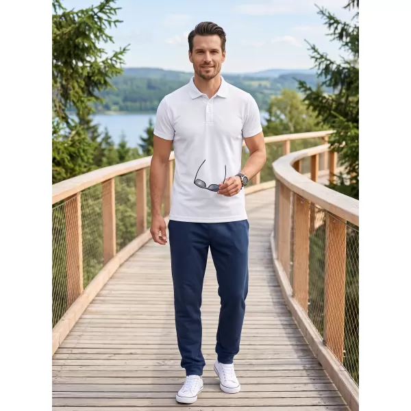  Pánské triko s límečkem ALTISPORT NoPrint NP/ALM712 BÍLÁ 