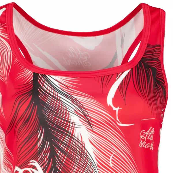  Dámské funkční tílkové šaty premium ALTISPORT VOJ/ALW001SAT01 ČERVENÁ 