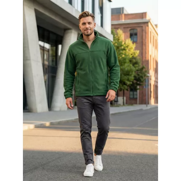  Pánská fleece mikina ALTISPORT NoPrint NP/ALM105 LAHVOVĚ ZELENÁ 