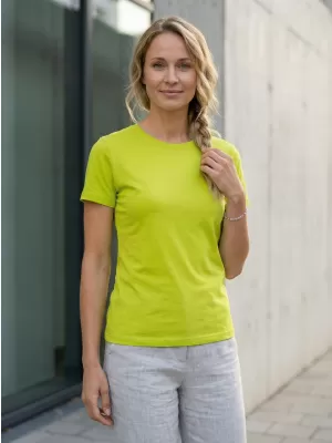 Dámské triko ALTISPORT NoPrint NP/ALW331 LIMETKOVÁ
