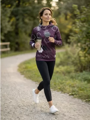 Dámská funkční mikina premium ALTISPORT VOJ/ALW037MI01 FIALOVÁ