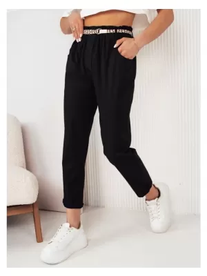 Dámské kalhoty casual DSTREET ERLON ČERNÁ