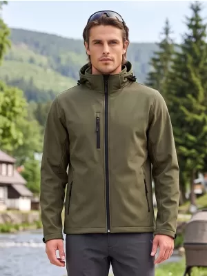 Pánská softshellová bunda ALTISPORT NoPrint NP/ALM225 MILITARY