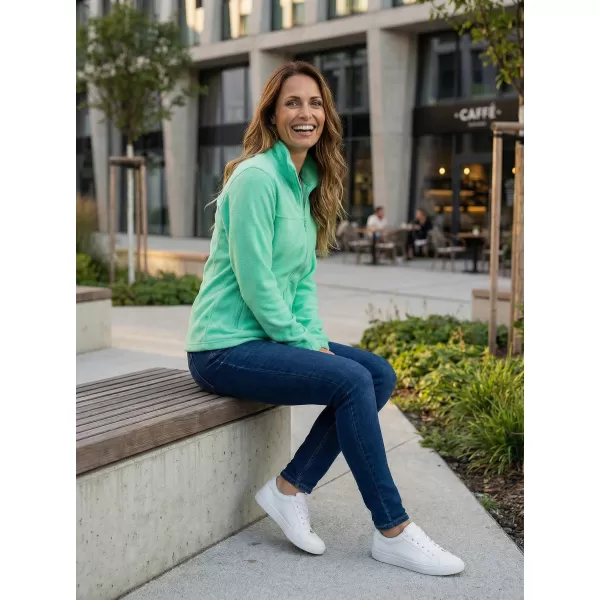  Dámská fleece mikina ALTISPORT NoPrint NP/ALW405 MÁTOVÁ 