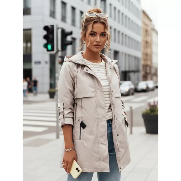  Dámská parka DSTREET MEROY SVĚTLE ŠEDÁ 