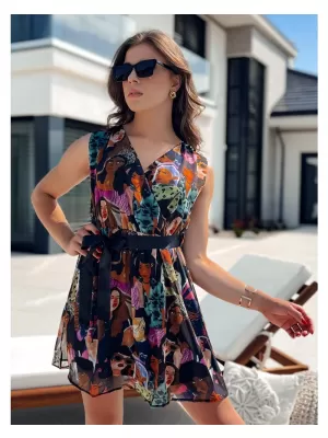 Dámské šaty DSTREET ISABELLA ČERNÁ
