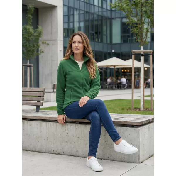  Dámská fleece mikina ALTISPORT NoPrint NP/ALW405 LAHVOVĚ ZELENÁ 