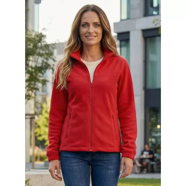  Dámská fleece mikina ALTISPORT NoPrint NP/ALW405 ČERVENÁ 