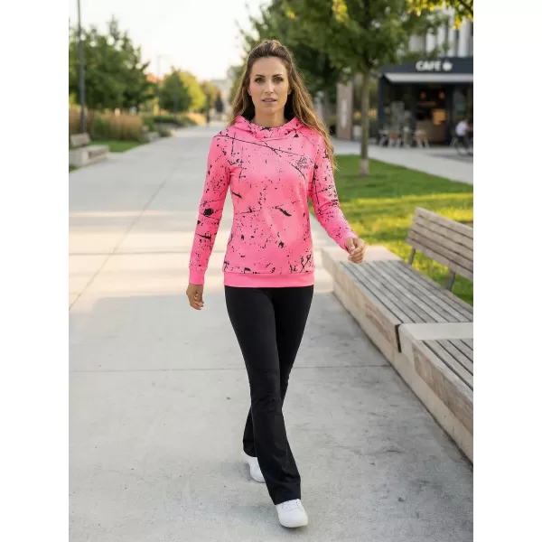  Dámská funkční mikina premium ALTISPORT VOJ/ALW034MI01 NEON RŮŽOVÁ 