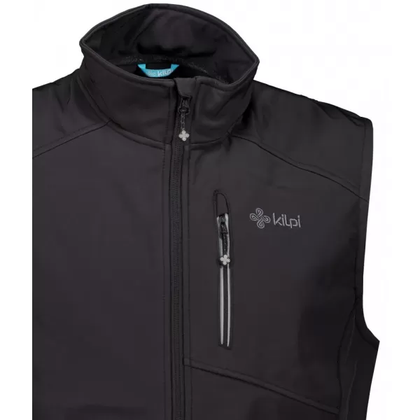  Pánská softshellová vesta KILPI SOIL-M VM0118KI ČERNÁ 
