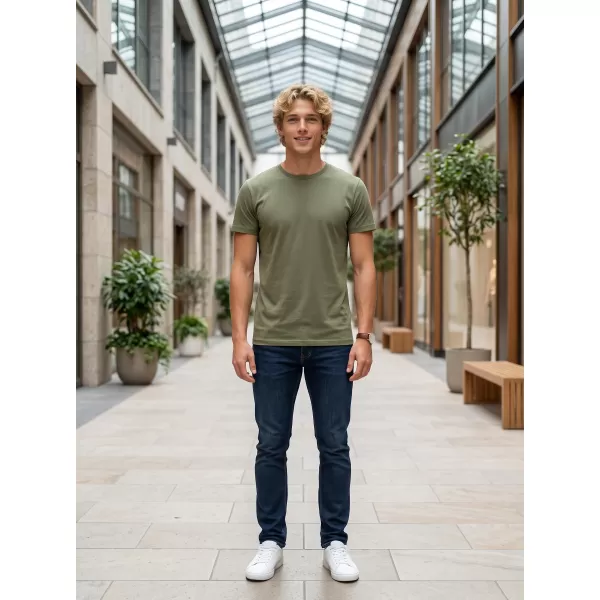  Pánské triko ALTISPORT NoPrint NP/ALM921 SVĚTLÁ KHAKI 