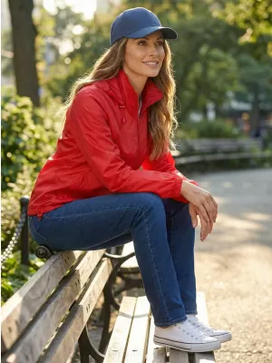 Unisex větrovka ALTISPORT NoPrint NP/ALU425 ČERVENÁ