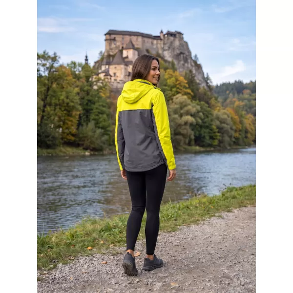  Dámská bunda ALTISPORT NoPrint NP/ALW935 NEON YELLOW 
