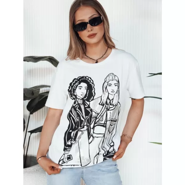  Dámské triko DSTREET COMIS BÍLÁ 