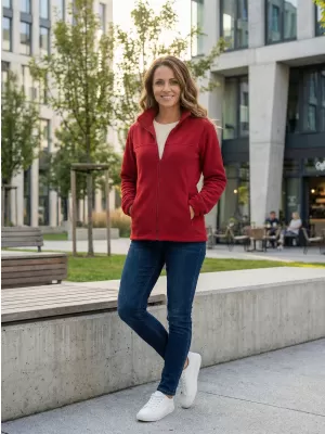 Dámská fleece mikina ALTISPORT NoPrint NP/ALW405 MARLBORO ČERVENÁ