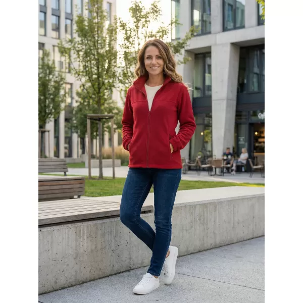  Dámská fleece mikina ALTISPORT NoPrint NP/ALW405 MARLBORO ČERVENÁ 