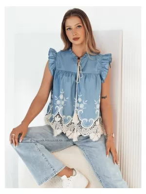 Dámská halenka DSTREET FATRELA MODRÁ