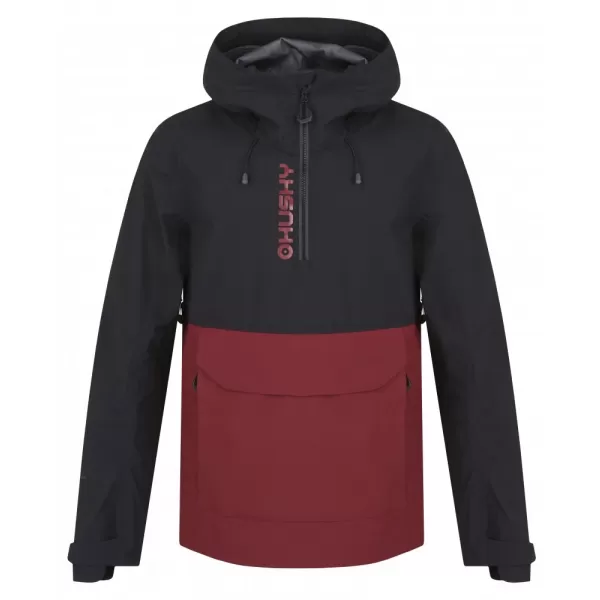  Pánská bunda HUSKY NABBI M BLACK/BORDO 