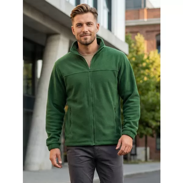  Pánská fleece mikina ALTISPORT NoPrint NP/ALM105 LAHVOVĚ ZELENÁ 