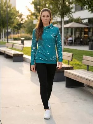 Dámská funkční mikina premium ALTISPORT VOJ/ALW034MI01 EMERALD