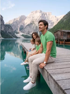 Pánské triko ALTISPORT NoPrint NP/ALM361 ZELENÝ MELÍR