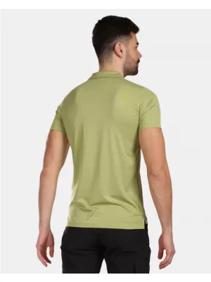 Pánské triko s límečkem KILPI OLIVA-M VM0326KI ZELENÁ