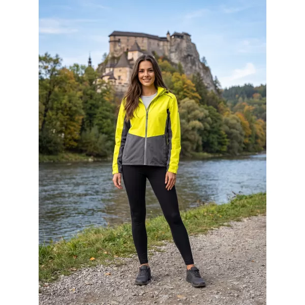  Dámská bunda ALTISPORT NoPrint NP/ALW935 NEON YELLOW 