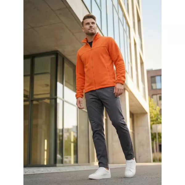  Pánská fleece mikina ALTISPORT NoPrint NP/ALM105 ORANŽOVÁ 
