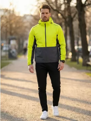 Pánská bunda ALTISPORT NoPrint NP/ALM835 NEON YELLOW