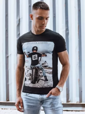 Pánské triko DSTREET ČERNÁ