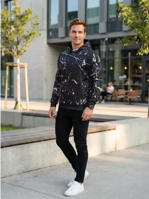 Pánská funkční mikina premium ALTISPORT VOJ/ALM034MI01 ČERNÁ