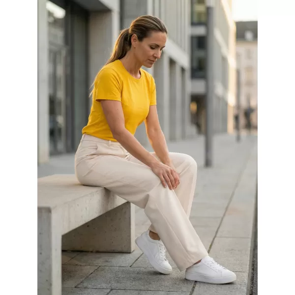  Dámské triko ALTISPORT NoPrint NP/ALW331 ŽLUTÁ 