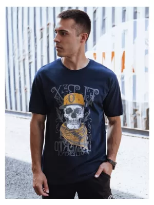 Pánské triko DSTREET TMAVĚ MODRÁ
