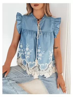 Dámská halenka DSTREET FATRELA MODRÁ