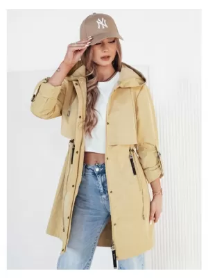 Dámská parka DSTREET TILSON ŽLUTÁ