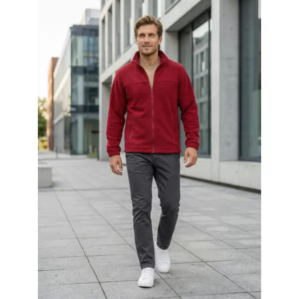  Pánská fleece mikina ALTISPORT NoPrint NP/ALM105 MARLBORO ČERVENÁ 