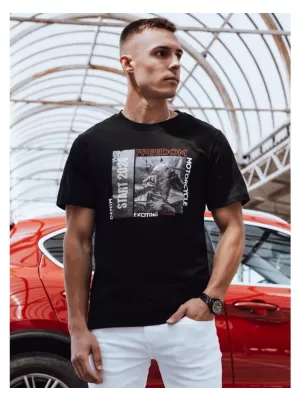 Pánské triko DSTREET ČERNÁ