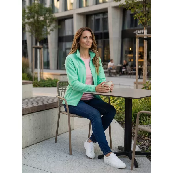  Dámská fleece mikina ALTISPORT NoPrint NP/ALW405 MÁTOVÁ 
