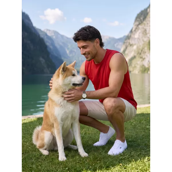  Pánské funkční tílko ALTISPORT NoPrint NP/ALM028 ČERVENÁ 