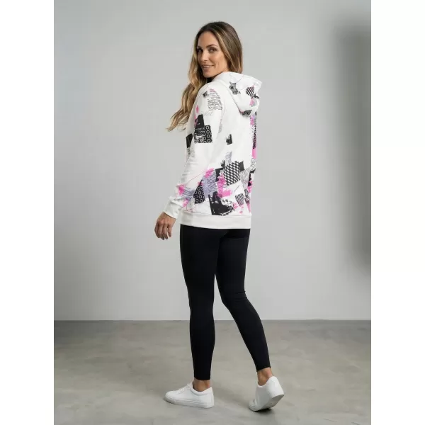  Dámská mikina premium ALTISPORT VOJ/ALW009MI01 BÍLÁ 