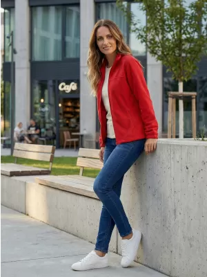 Dámská fleece mikina ALTISPORT NoPrint NP/ALW405 ČERVENÁ