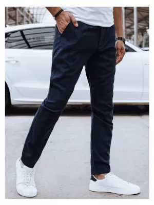 Pánské kalhoty DSTREET NÁMOŘNÍ MODRÁ