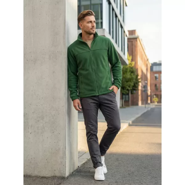  Pánská fleece mikina ALTISPORT NoPrint NP/ALM105 LAHVOVĚ ZELENÁ 