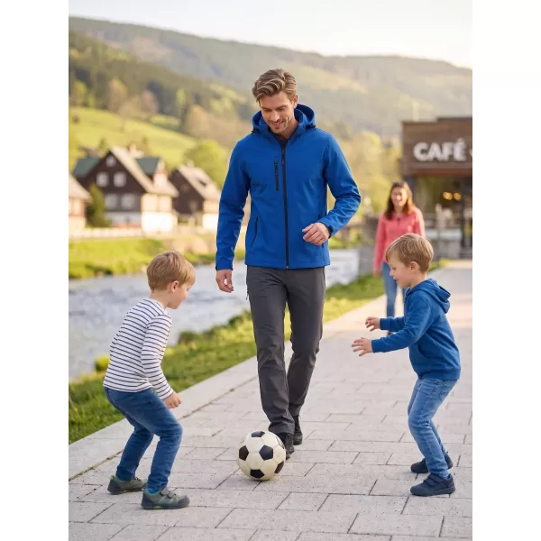  Pánská softshellová bunda ALTISPORT NoPrint NP/ALM225 KRÁLOVSKÁ MODRÁ 