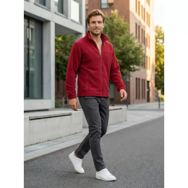  Pánská fleece mikina ALTISPORT NoPrint NP/ALM105 MARLBORO ČERVENÁ 