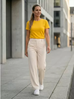 Dámské triko ALTISPORT NoPrint NP/ALW331 ŽLUTÁ