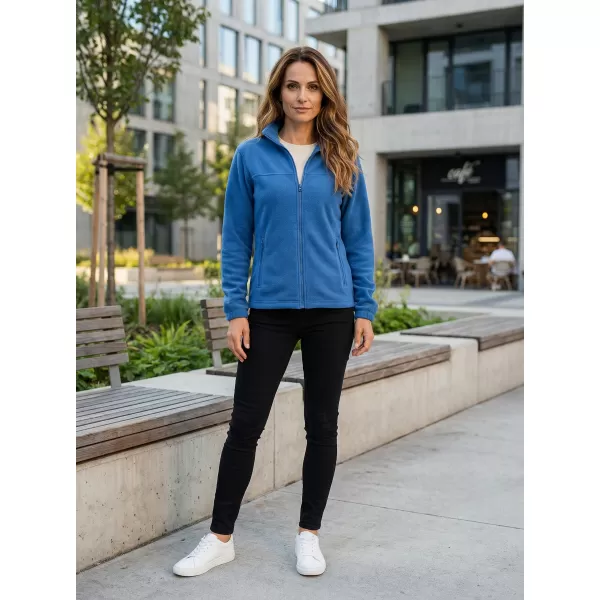  Dámská fleece mikina ALTISPORT NoPrint NP/ALW405 AZUROVĚ MODRÁ 