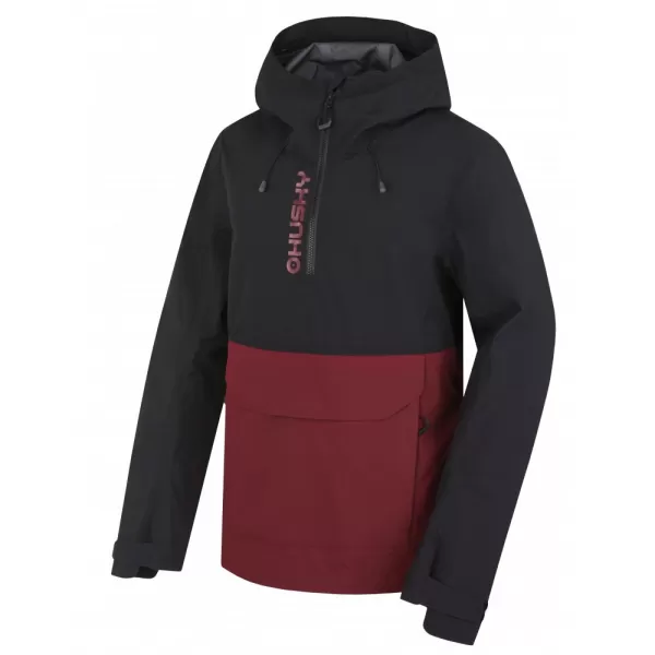  Pánská bunda HUSKY NABBI M BLACK/BORDO 