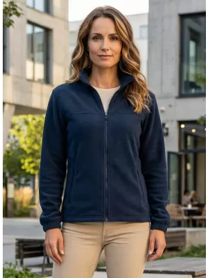 Dámská fleece mikina ALTISPORT NoPrint NP/ALW405 NÁMOŘNÍ MODRÁ